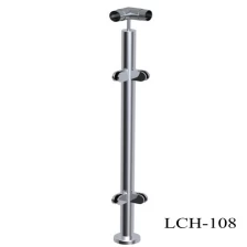 China outdoor poliert SS316 Balustrade Beitrag dia50.8mm Hersteller