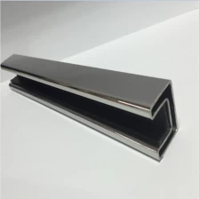 Cina esterno in acciaio inox 316 scanalato tubo corrimano superiore per recinzione in vetro e balaustra di vetro produttore