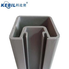 China Poder de revestimento alumínio poste vidro trilhos fabricante