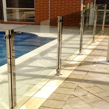 الصين semi frameless square glass railing post 43 الصانع