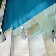 porcelana acero inoxidable 316/2206 duplex núcleo cuadrado piscina perforado grifo de vidrio cerca, SMC fabricante