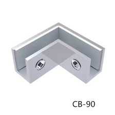 China stainless steel 316 glass fencing 90 degree corner glass clamps fabricante