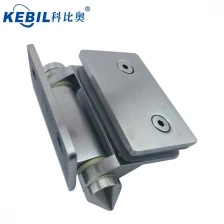 China stainless steel adjustable small spring hinge glass to round post gate hinge for pool fencing manufacturer