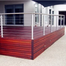 China roestvrij stalen kabel railing voor balkon- ontwerp fabrikant