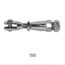 porcelana sistema de barandilla de cable de acero inoxidable roscado internamente la tensión del cable, T805 fabricante