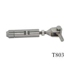 China stainless steel cable railing wire rope turnbuckle T803 manufacturer