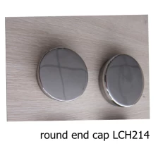 China aço cap dia43 / end 50,8 milímetros inoxidável para rodada pós corrimão LCH-214 fabricante