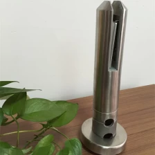China stainless steel pre-drilled fit spigot minimum of 12mm thickness of glass manufacturer