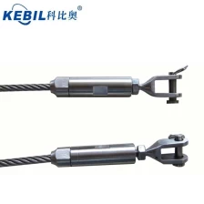 Chine Tendeur en acier inoxydable satiné ou miroir poli T803 pour câble de 3 mm à 6 mm de diamètre fabricant