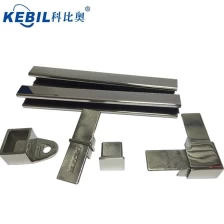 Chiny stainless steel square mini slot rail or top handrail pipe producent