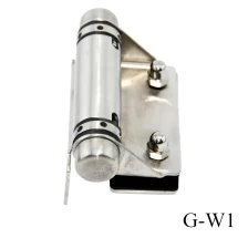 China two side adjustable round glass door hinge for glass gate, G-P1 manufacturer