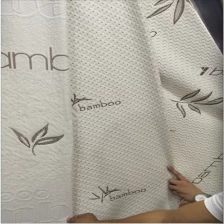 China china bamboo jacquard  knit mattress fabric manufacturer