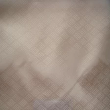 China tecido de cetim de seda cor branca fabricante
