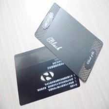 porcelana Del metal del acero inoxidable del negro tarjetas de visita fabricante