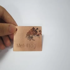 porcelana Cobre Tarjeta de visita del metal del color fabricante