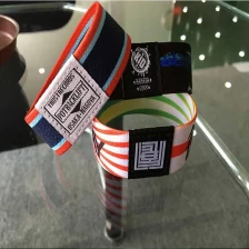 China Fábrica personalizada atacado rfid esportes pulseira elástica tecido de tecido nfc elástico fabricante