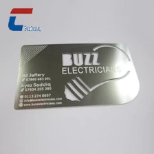 China Stainless Steel Business Cards manufacturer