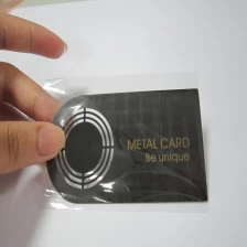 porcelana Del metal del acero inoxidable tarjetas de visita en artesanales esculpidos fabricante