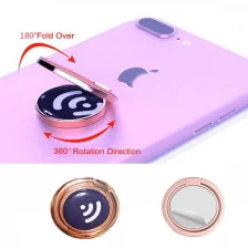 China Großhandel benutzerdefinierte NFC-Tag-Social Metal Ring Mobiltelefonhalter Hersteller