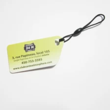 China customized hard pvc nfc key tag for hotel room manufacturer