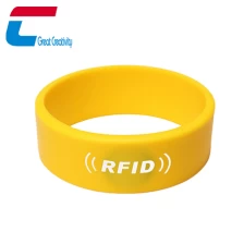 China rundes Silikon-RFID-Armband für die Zugangskontrolle Hersteller
