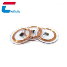 China transparent epoxy RFID coin tag for asset tracking manufacturer