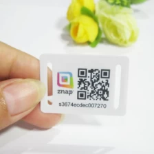 China NFC tag with QR code for nfc wristband manufacturer