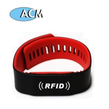 China Hersteller Costom Design Silicon RFID Cloth Wristbands Hersteller