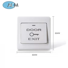 China Plasitc Door Release Flush Mounted Exit Push Button Door Access Release Open Switch manufacturer