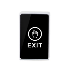 China Touch Contactl Infrared LED Exit Button Tempered Glass Exit Switch manufacturer