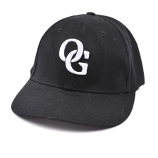 China 3d embroidery black fitted baseball cap manufacturer