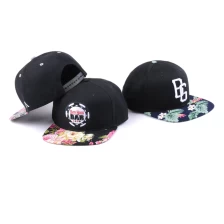 China 3d embroidery plain embroidery printing brim snapback caps manufacturer