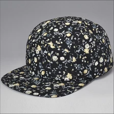 الصين 5 لوحة الطباعة من الزهور غطاء SNAPBACK الصانع