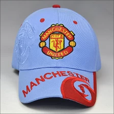 China 6 panel baseball cap blauw fabrikant