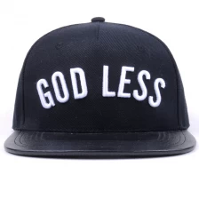 الصين الاكريليك تخصيص حافة الحافة 5 لوحة قبعة snapback كاب مع 3D التطريز الصانع