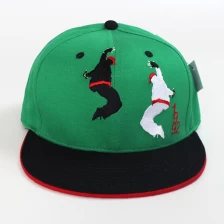 China green flat brim hat in china manufacturer