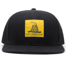 China Custom Adjustable Flat Bill Snapback Hats Caps manufacturer