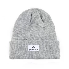 China Custom Embroidered Beanie Winter Knitted Hat manufacturer