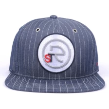 China Custom design embroidery 100% cotton wholesale green 6 panel cool snapback caps manufacturer