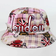 China Custom funny bucket hat with 3d embroidery manufacturer