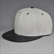 Κίνα Προσαρμοσμένη γνήσιο δέρμα snapbacks κατασκευαστής