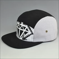 الصين العرف طباعة حافة مسطحة سقف SNAPBACK الصانع