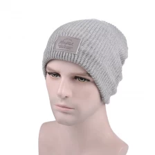 Cina Crea il tuo logo cappelli beanie personalizzati in maglia acrilica invernale produttore