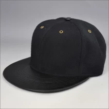 الصين أزياء مدنية القبعات snapback أسود الصانع