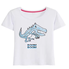 Κίνα Καλοκαιρινό Crewneck Cartoon Dinosaur Γραφικό Χαριτωμένο T Shirt. κατασκευαστής