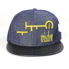 Cina tappo piatto in stile americano fornitore Cina, pianura snapback hat Cina produttore