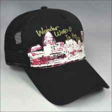 China baseball cap with logo, american baseball flat caps manufacturer