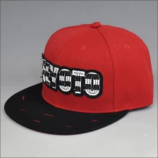 الصين التطريز مخصصة رخيصة حافة مسطحة سقف SNAPBACK الصانع
