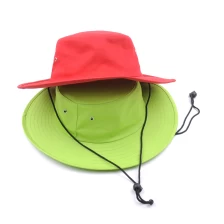 China aangepaste geen logo emmer hoed aangepaste eenvoudige leidingen emmer hoed fabrikant