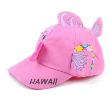 China cute cartoon pink baby baseball cap manufacturer